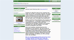 Desktop Screenshot of motherearthrecycling.com