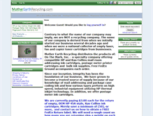 Tablet Screenshot of motherearthrecycling.com
